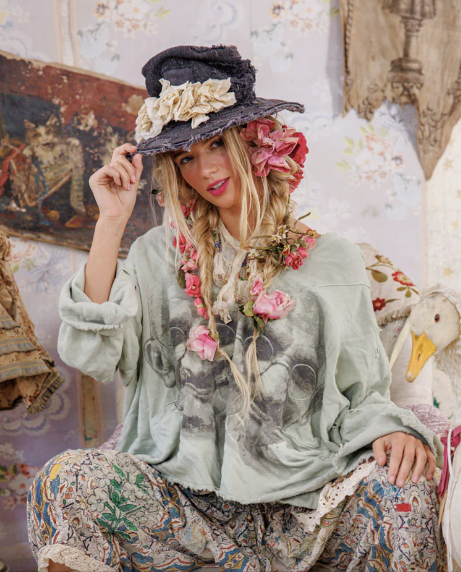 Free People Rose Zip-Up Sweatshirt in Cinnamon Stick — Hanalei and